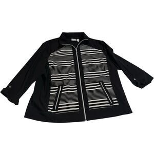 Zenergy by Chico’s women’s black & white jacket
